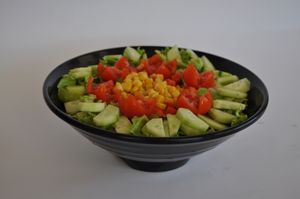 Mixed salad (you can choose from pumpkin oil, balsamic vinegar, olive oil). at VIKI BURGER in Koper