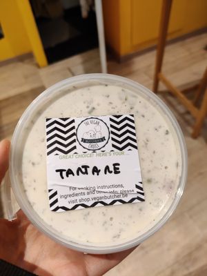 The best tartare sauce at The Vegan Butcher's Choice in Brussels