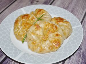 Cabbage dumplings - steamed and fried at Vegan Comfort in Auckland
