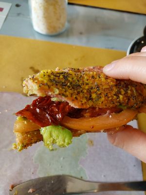 A very nice place, with a huge selection of vegan options at Cuore Fresco in Catania