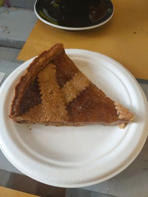 Lemon and ginger pie at Cuore Fresco in Catania