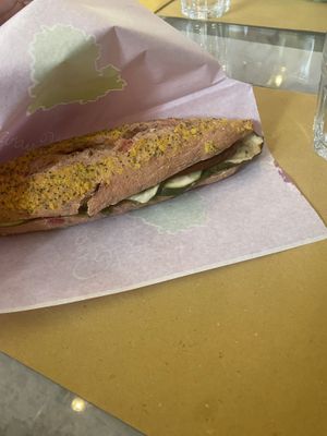 Zucchini bread   at Cuore Fresco in Catania