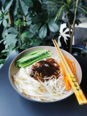 
Nouilles sèches végétariennes de 《Chaozhou》 at Guang Dong in Brussels
