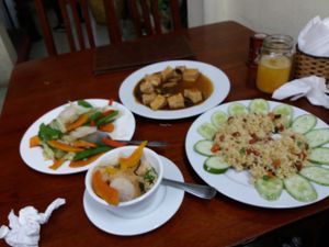 These are some typical dishes available. Try this place, support 100% vegan eateries  . at Hà Thành in Hanoi