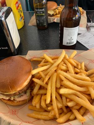 Vegan burger, May 2020. at Lily's Burger - Nytorget in Stockholm