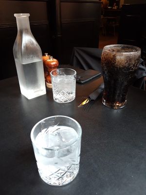 And a large coke is definitely a large coke at Froggy's Café in Odense