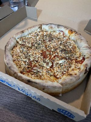 Margarita Chicago deep dish  at Rincón Veggie in Mexico City