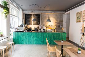 Cute and cosy juicebar in the centre of Delft at Angie's Juicebar in Delft