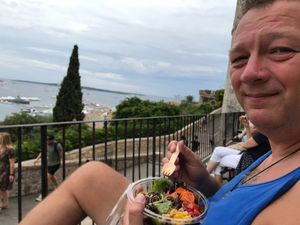 We did love the Vegan food!! at Cinq Concept Store in Cannes