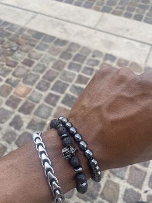 2 bracelets I bought  at Cinq Concept Store in Cannes