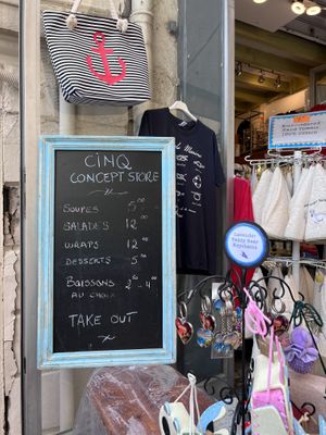   at Cinq Concept Store in Cannes