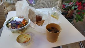 Best lunch in town at Cinq Concept Store in Cannes