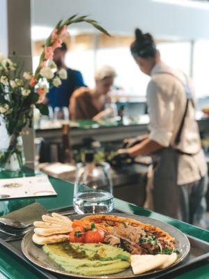 Set of three humus-mousses. at «5+2» in Moscow