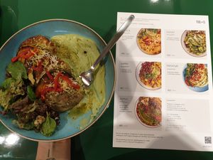 Рататуй с очень вкусным и лёгким кремом at «5+2» in Moscow