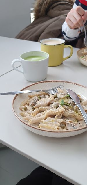 🤪🤪🤪🤪 gluten-free pasta is so delicious  at «5+2» in Moscow