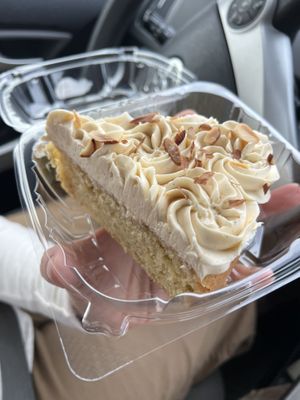 Vegan olive oil cake  at Monte's Fine Foods in Portland