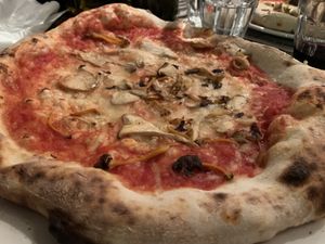 VG fungi   at Franco Manca in Edinburgh