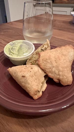 Samosas  at Utara Brewing Co in Sandpoint