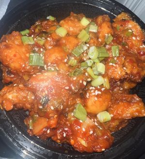 Gobi Manchurian. Delectableee!🤤  at Palette Indian Kitchen in Spring