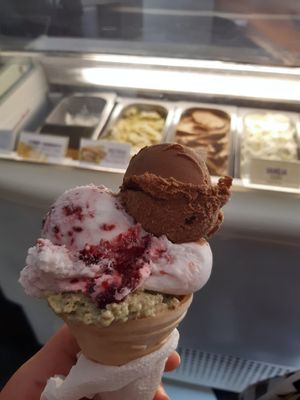 More ice cream at Napfényes Restaurant & Confectionery in Budapest