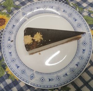 Raw "Tùró Rudi" cake at Napfényes Restaurant & Confectionery in Budapest