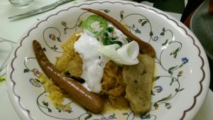 Stuffed Cabbage a la Kolozsvár at Napfényes Restaurant & Confectionery in Budapest