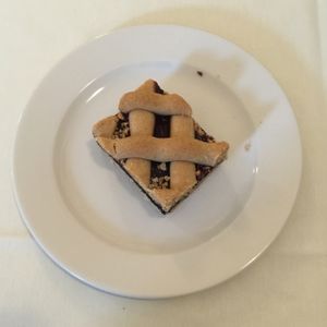 berry square  at Napfényes Restaurant & Confectionery in Budapest