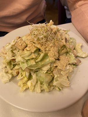 Salad at Napfényes Restaurant & Confectionery in Budapest