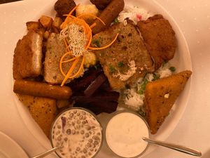Plate for two at Napfényes Restaurant & Confectionery in Budapest