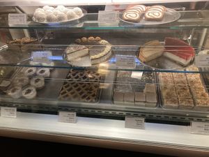 Cakes at Napfényes Restaurant & Confectionery in Budapest