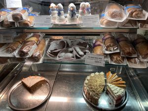 Cakes at Napfényes Restaurant & Confectionery in Budapest