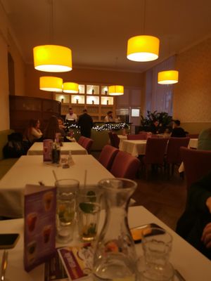 Dining Hall at Napfényes Restaurant & Confectionery in Budapest