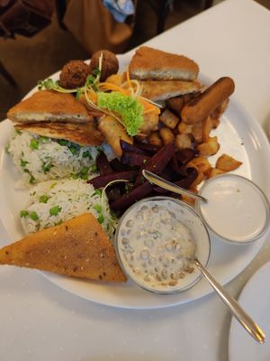 Vegan meal for 2 at Napfényes Restaurant & Confectionery in Budapest