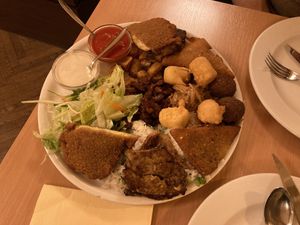 Platter for two  at Napfényes Restaurant & Confectionery in Budapest