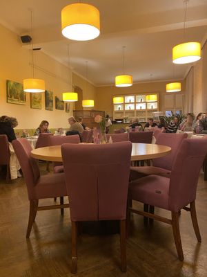   at Napfényes Restaurant & Confectionery in Budapest