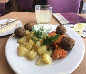 Lunch menu option   at Napfényes Restaurant & Confectionery in Budapest
