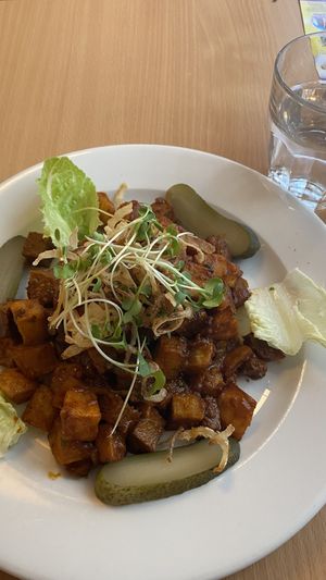   at Napfényes Restaurant & Confectionery in Budapest