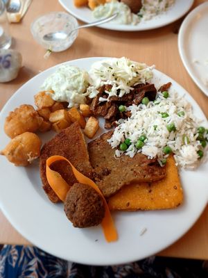 Platter at Napfényes Restaurant & Confectionery in Budapest