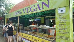 one of their stalls at Sziget at Napfényes Restaurant & Confectionery in Budapest