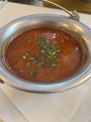 Goulash  at Napfényes Restaurant & Confectionery in Budapest