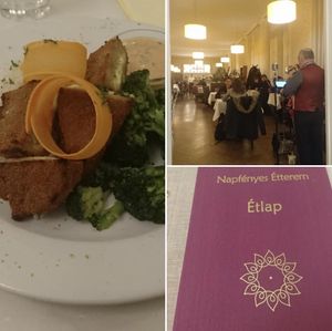   at Napfényes Restaurant & Confectionery in Budapest