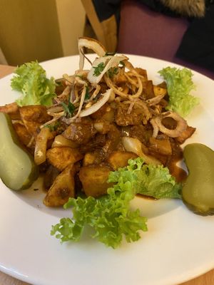   at Napfényes Restaurant & Confectionery in Budapest