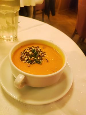 Sopa at Napfényes Restaurant & Confectionery in Budapest