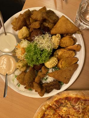 Shared plate, highly recommended #Veganuary at Napfényes Restaurant & Confectionery in Budapest