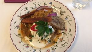 Stuffed cabbage  at Napfényes Restaurant & Confectionery in Budapest