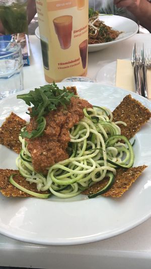 Zoodles  at Napfényes Restaurant & Confectionery in Budapest