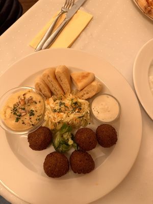 Falafel  at Napfényes Restaurant & Confectionery in Budapest