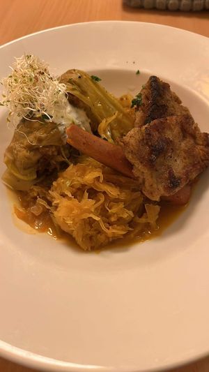   at Napfényes Restaurant & Confectionery in Budapest