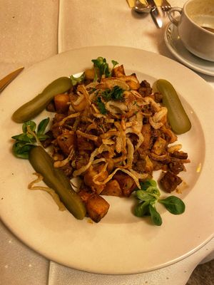   at Napfényes Restaurant & Confectionery in Budapest