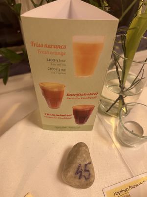 Cocktails   at Napfényes Restaurant & Confectionery in Budapest